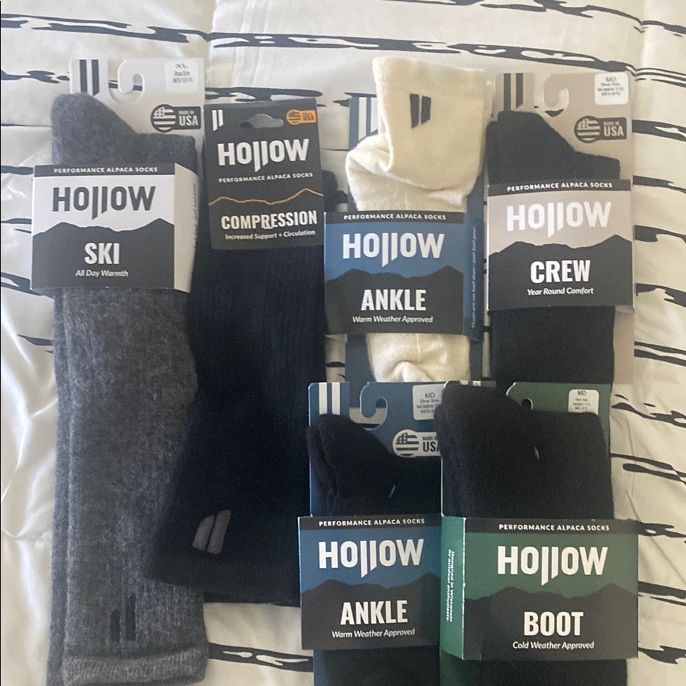 Hollow Alpaca Performance Socks Set